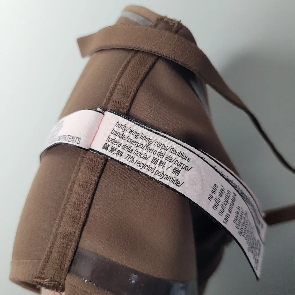 Victoria's secret brown Lightly lined No wire adjustable strap bra size Medium